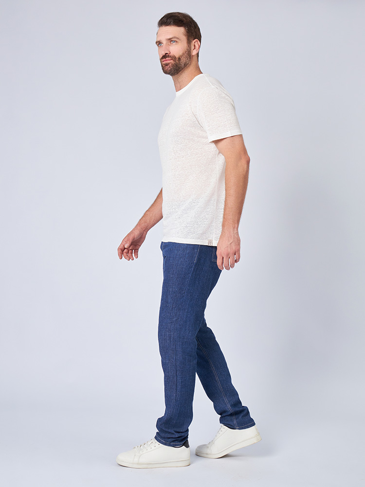 Мужские джинсы синие из 55% конопли и 45% органического хлопка Uzor Wear